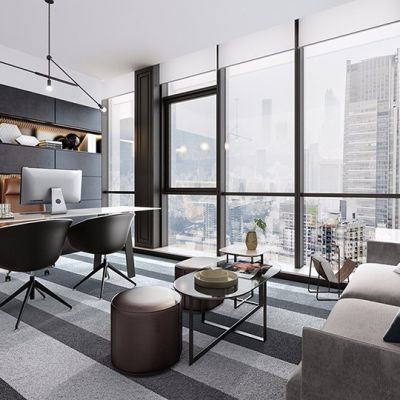 现代办公室高品质办公空间