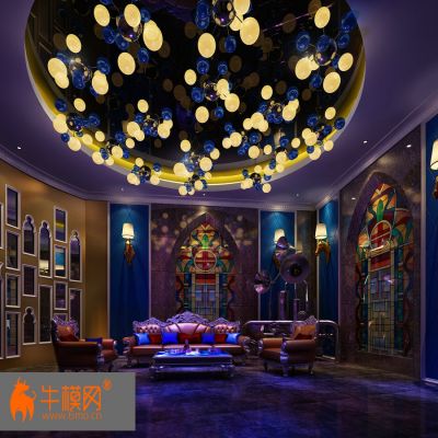 现代酒店娱乐区