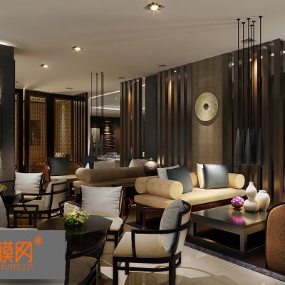 现代酒店休闲区