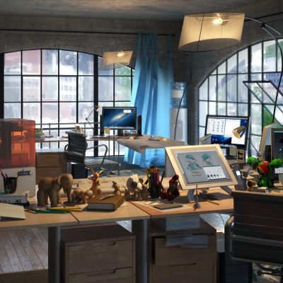 现代办公精品室内设计