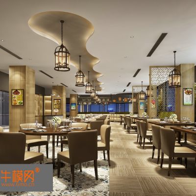 现代餐饮店