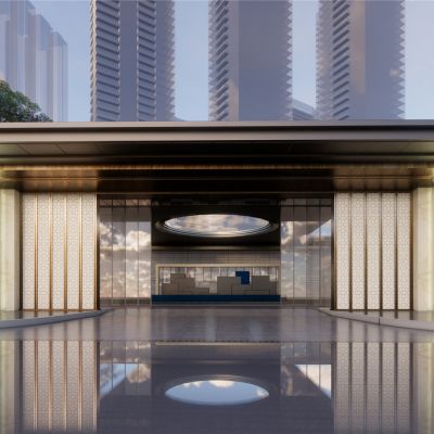 成都保利天悦售楼处示范区奥雅景观