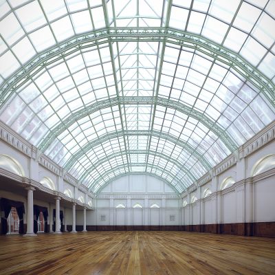 椭圆顶室内场景