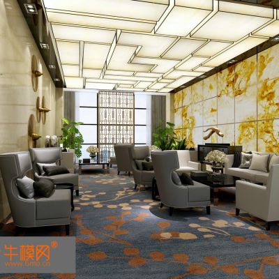 现代酒店休闲区