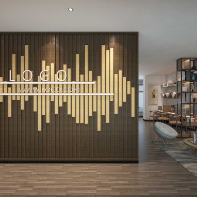 个平方的l办公室高品质办公空间