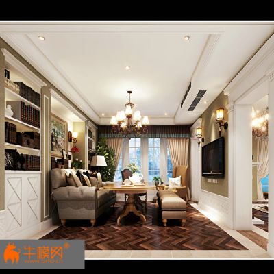 美式客厅