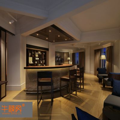 现代酒店休闲区