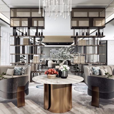 集艾设计新中式售楼处