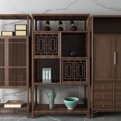 新中式博古架