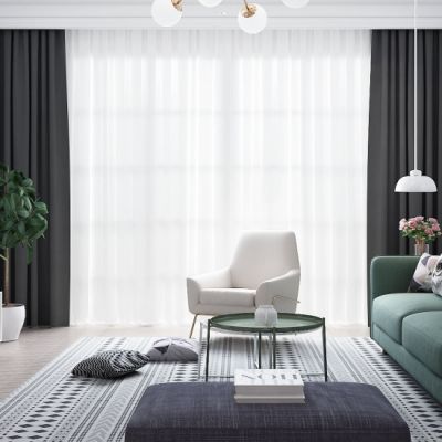 清新北欧客厅餐厅