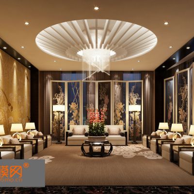 现代酒店休闲区