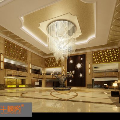 现代酒店大厅
