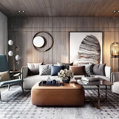 现代北欧客厅
