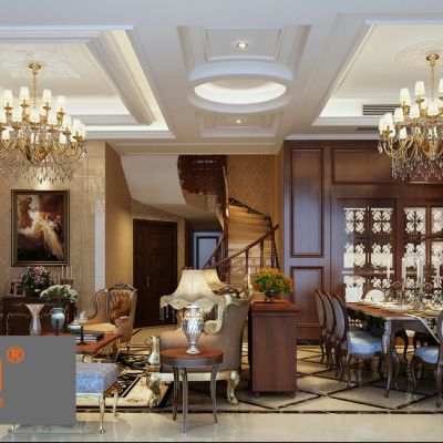 美式客厅