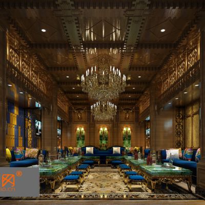 现代酒店娱乐区