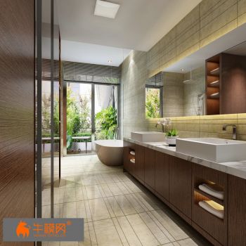 现代卫浴空间
