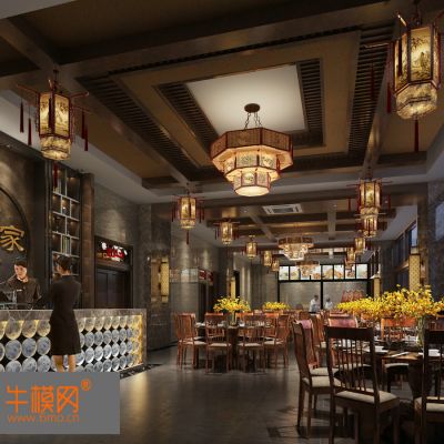 现代餐饮店