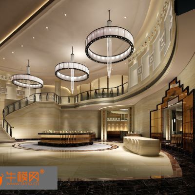 现代酒店大厅