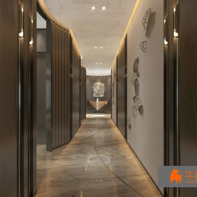 现代电梯楼梯走廊