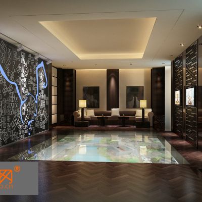 现代酒店休闲区