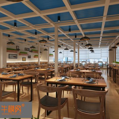 现代餐饮店