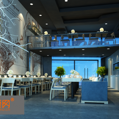 现代餐饮店