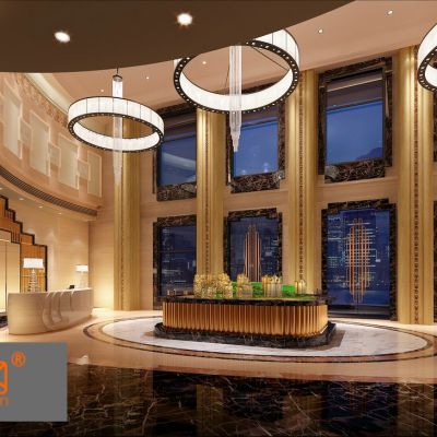 现代酒店大厅