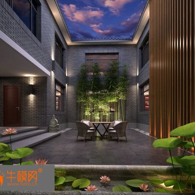 现代酒店休闲区