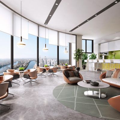 休息区高品质办公空间