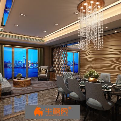 李强博客厅大图