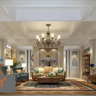 美式客厅