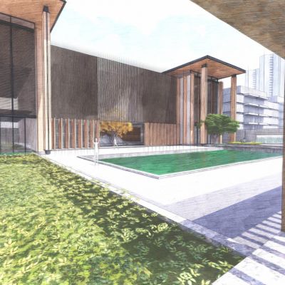 佛山三水旭辉府售楼处水石