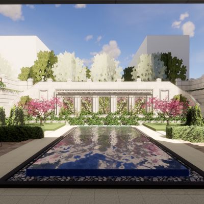 当代万国城新古典风格售楼处示范区天华所