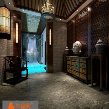 现代玄关过道