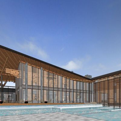 东原现代禅意／售楼中心含室内设计