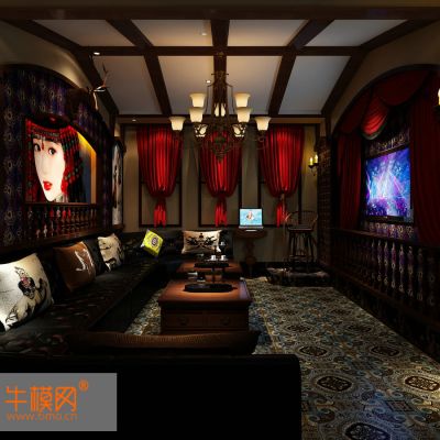 现代酒店娱乐区