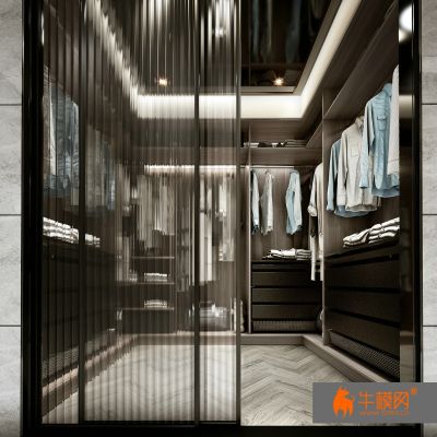 现代衣帽间