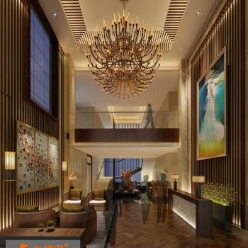 现代酒店休闲区