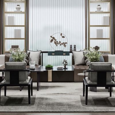 新中式售楼处休闲区