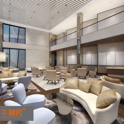 现代酒店休闲区