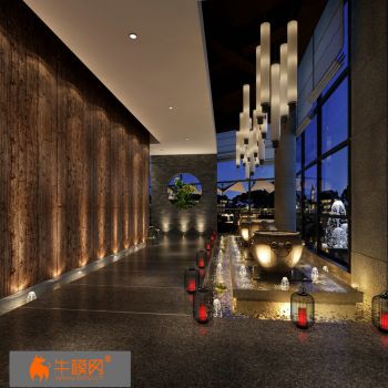 现代酒店休闲区