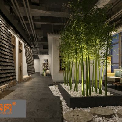 现代酒店休闲区