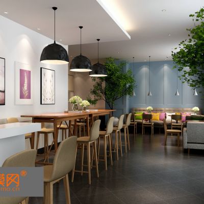 现代酒店休闲区