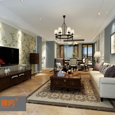 美式客厅