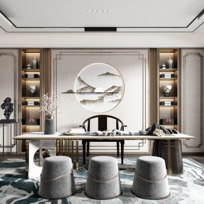 新中式书房