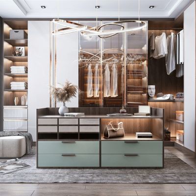 现代轻奢衣帽间