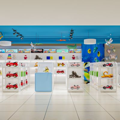 现代玩具店展厅