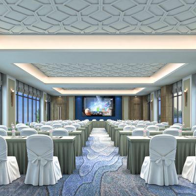 现代酒店大会议室报告厅演讲厅