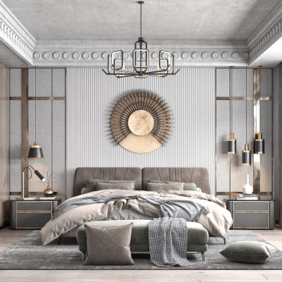 现代轻奢卧室