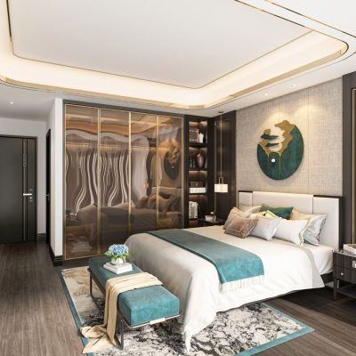 新中式卧室